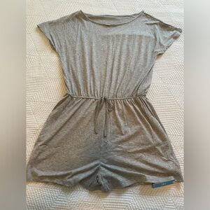 Boatneck Drawstring Romper